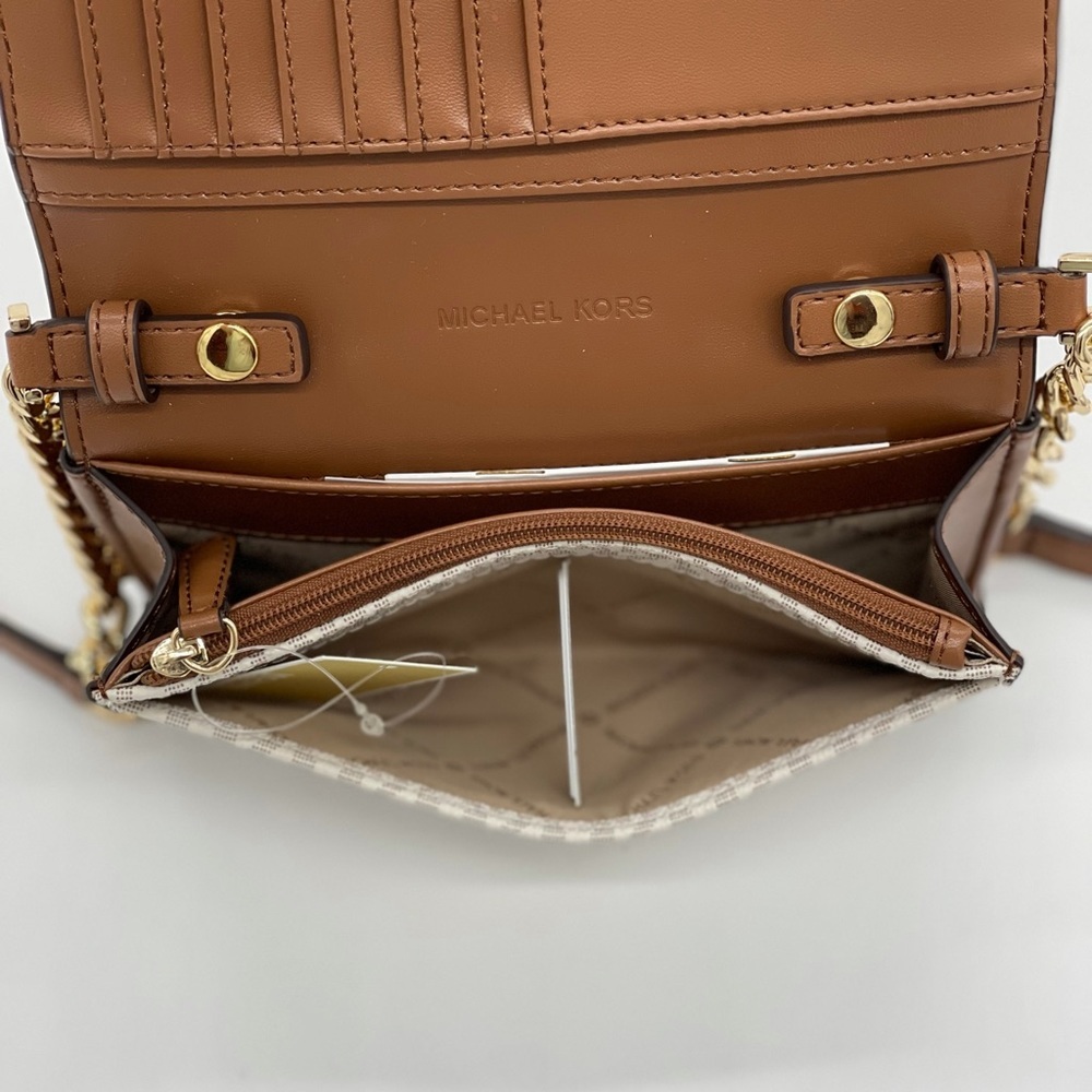 Michael Kors MD MF Phone Xbody Bag Vanilla - Picture 13 of 14